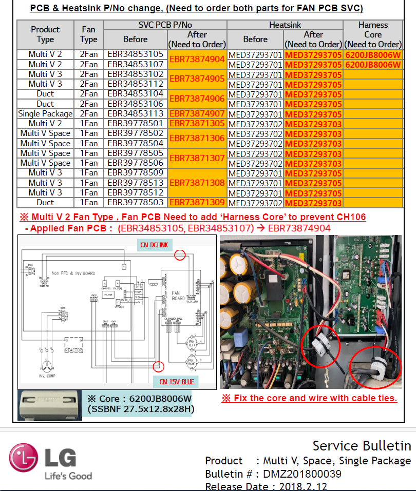 Is Your LG Rep Sending You the Right Parts? Probably Not Unless They're Up to Date on Service Bulletins